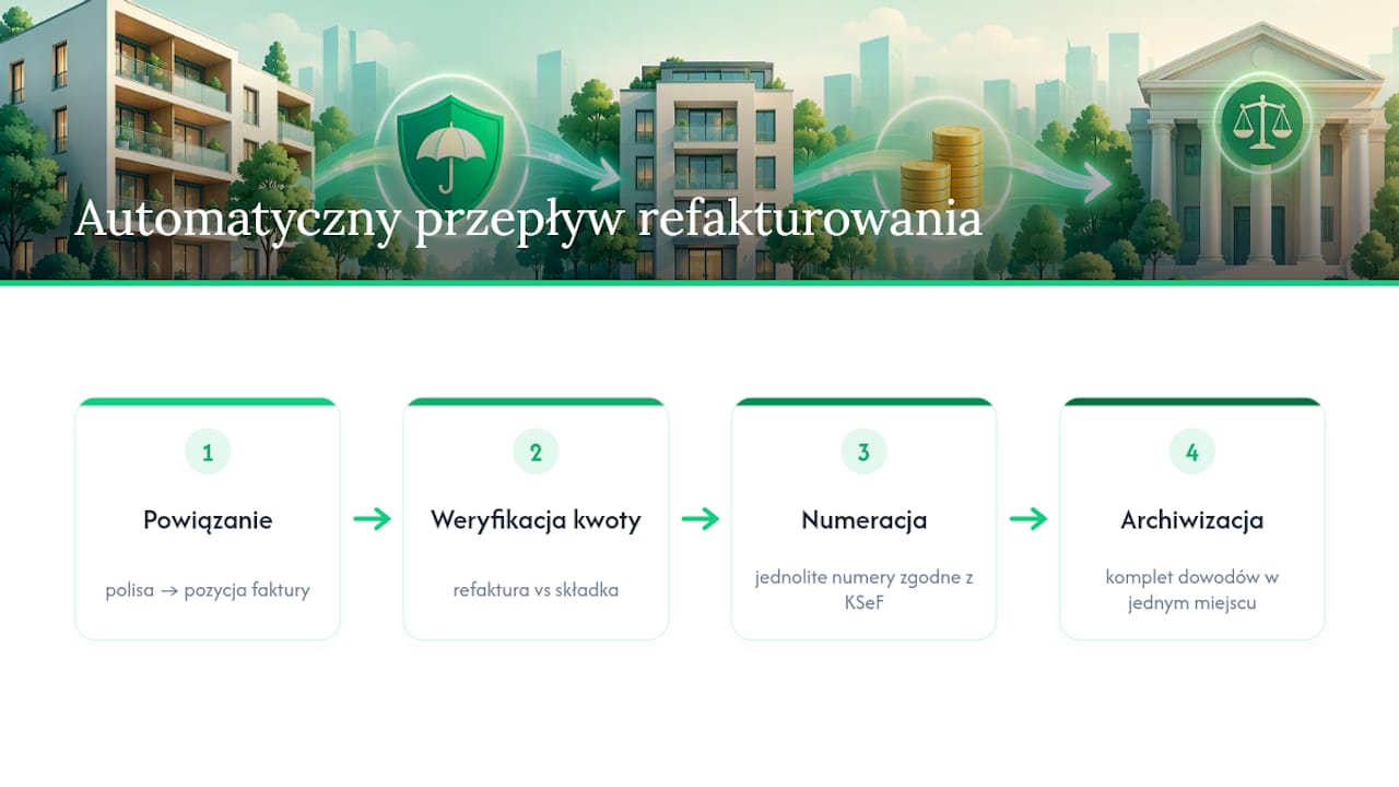 Automatyczny proces refaktury ubezpieczenia