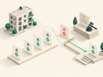 Geometryczna ilustracja etapów odzyskiwania czynszu