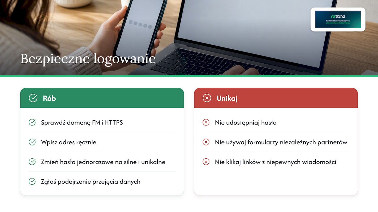 Cztery zasady bezpiecznego logowania partnera
